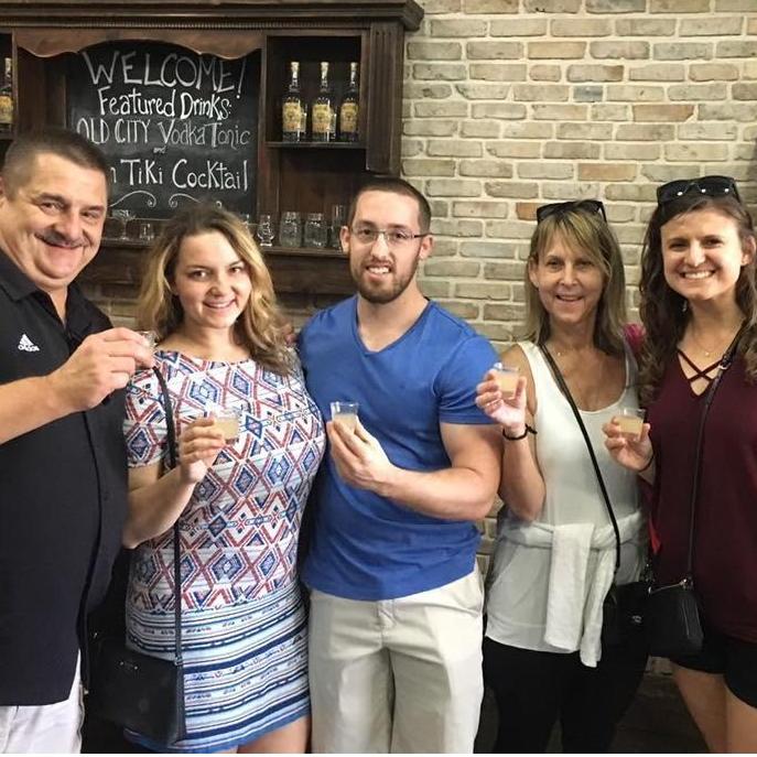 Family Distillery Tour in St. Augustine - Winter 2016