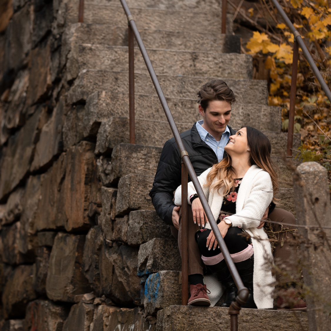 Engagement Photos.... Bailey made an appearance!
