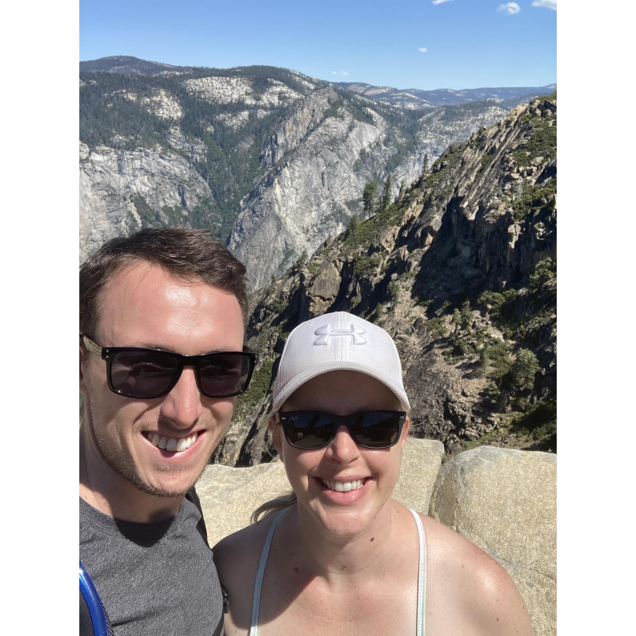 Taft point hike in Yosemite.