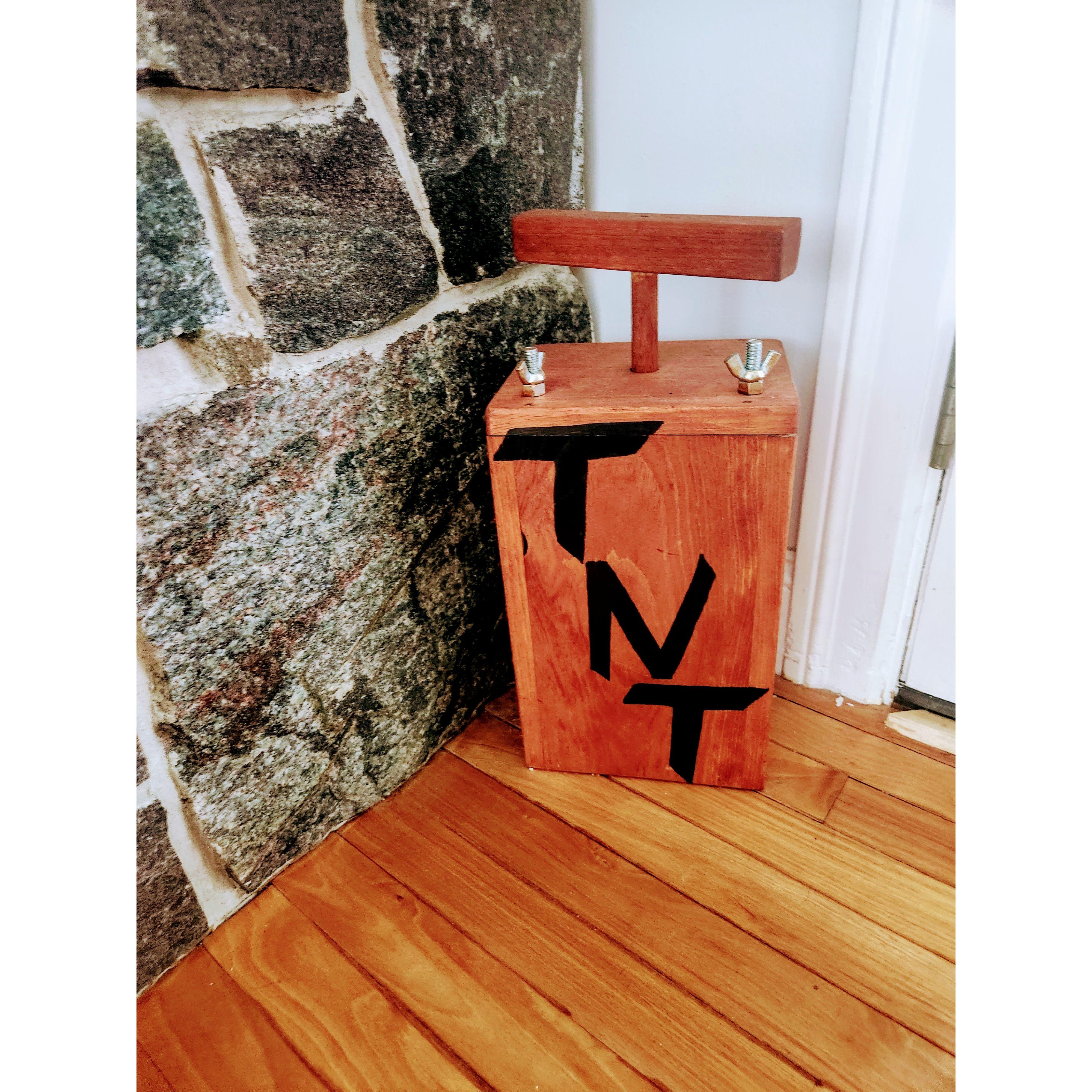 This handcrafted item was meant to be found during one of our weekend adventures and this craft "find"  ended up being one of our theme inspired wedding themes. TNT (Tracey and Tyler)