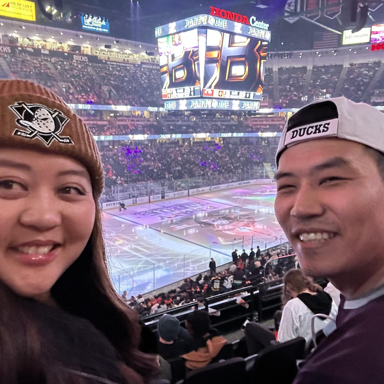 QUACK QUACK! Sporting events are better together