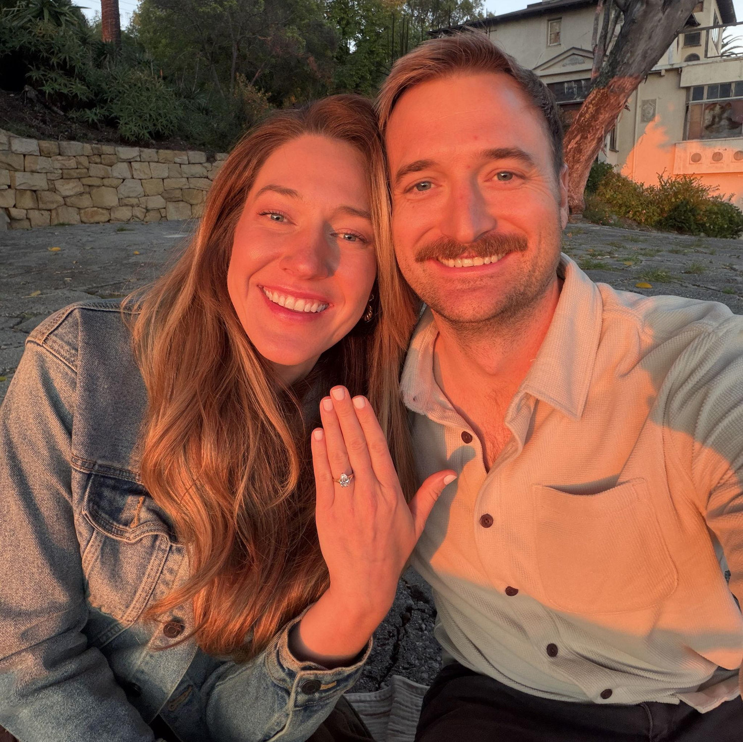 Right after getting engaged at Franceschi Parks. One of our favorite places to go for sunrise/sunset.