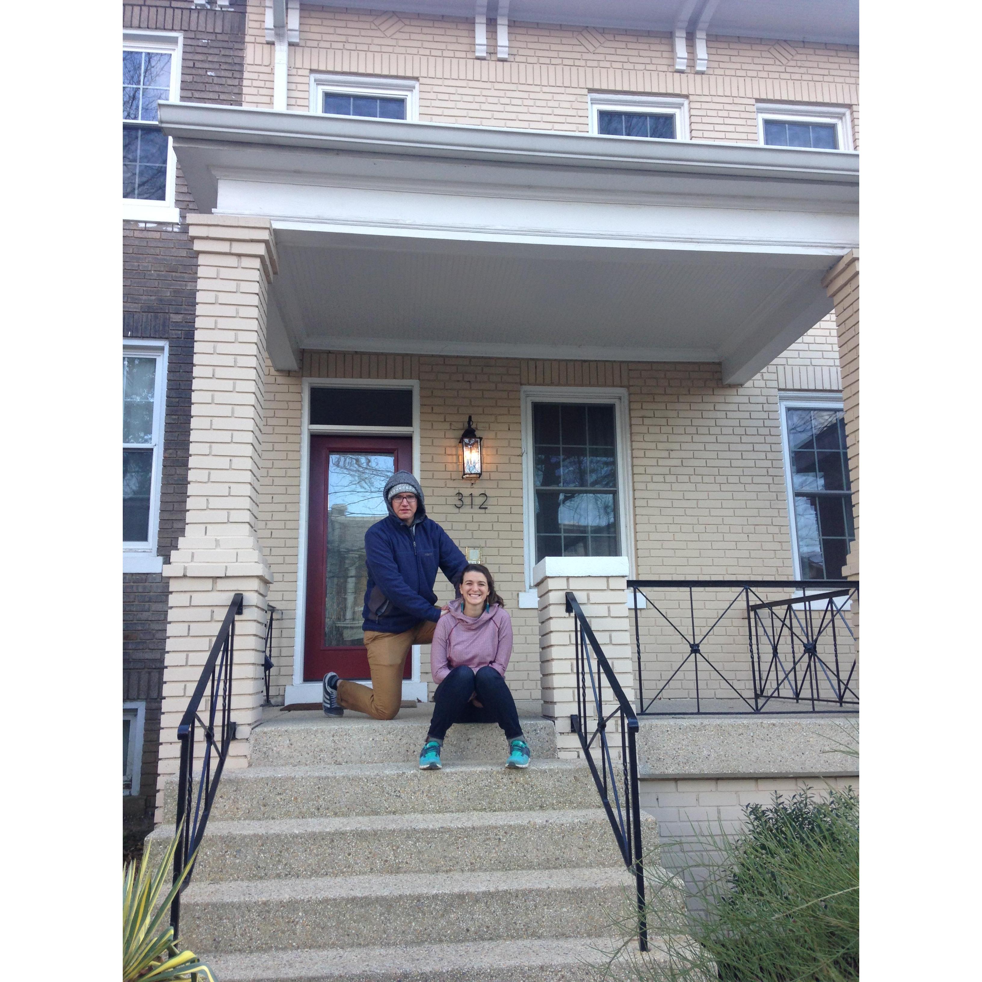 A photo from the day we moved in our house. It was a long day...