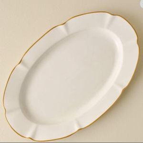 Luna Scalloped Serving Platter