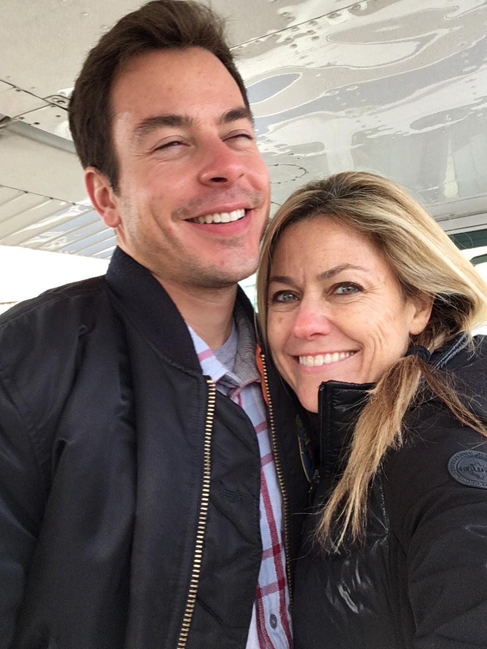 Linda’s first flight with Brenton