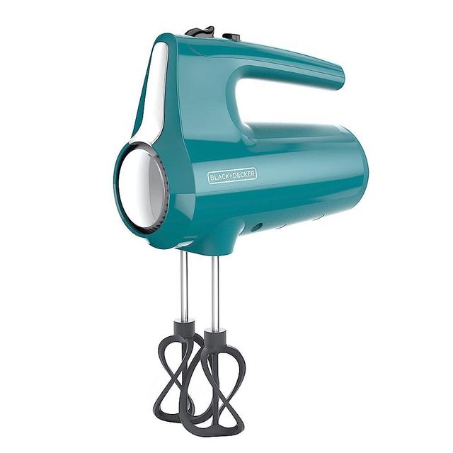 BLACK+DECKER Hand Held Mixer MX610T, 5-Speed, Teal