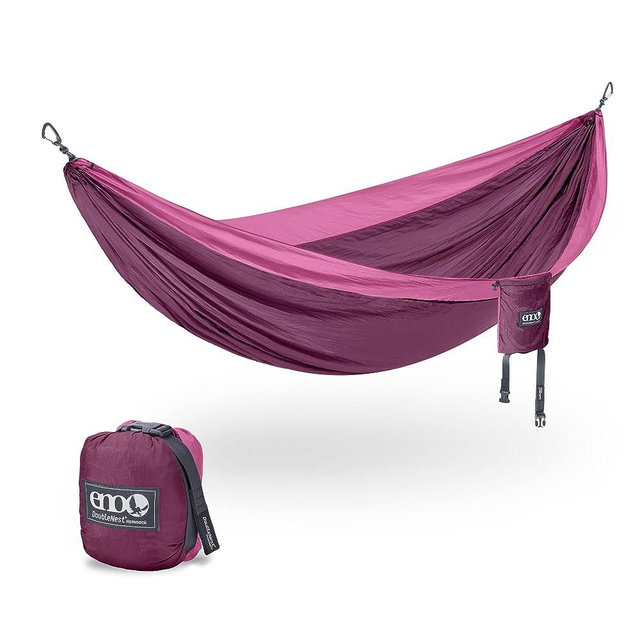 ENO DoubleNest Hammock - Lightweight, Portable, 1 to 2 Person Hammock - for Camping, Hiking, Backpacking, Travel, a Festival, or The Beach