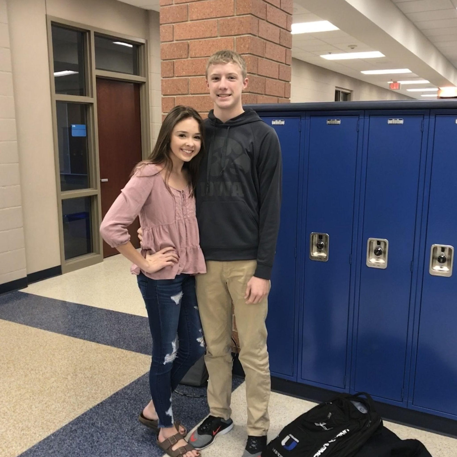 Back when we were freshmen in high school, maybe a few months into dating!