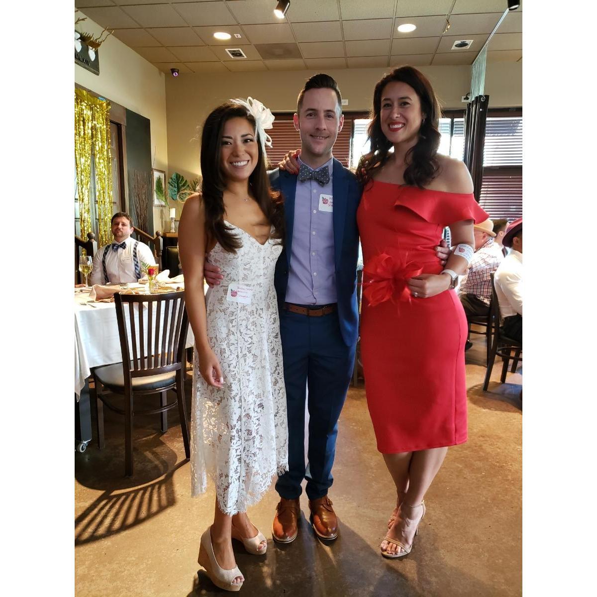 Max and the 2 women he's agreed to marry (because Maid of Honor Mia comes as a package deal + Yumi)