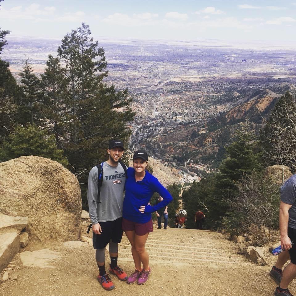 2,744 steps later- we made it!