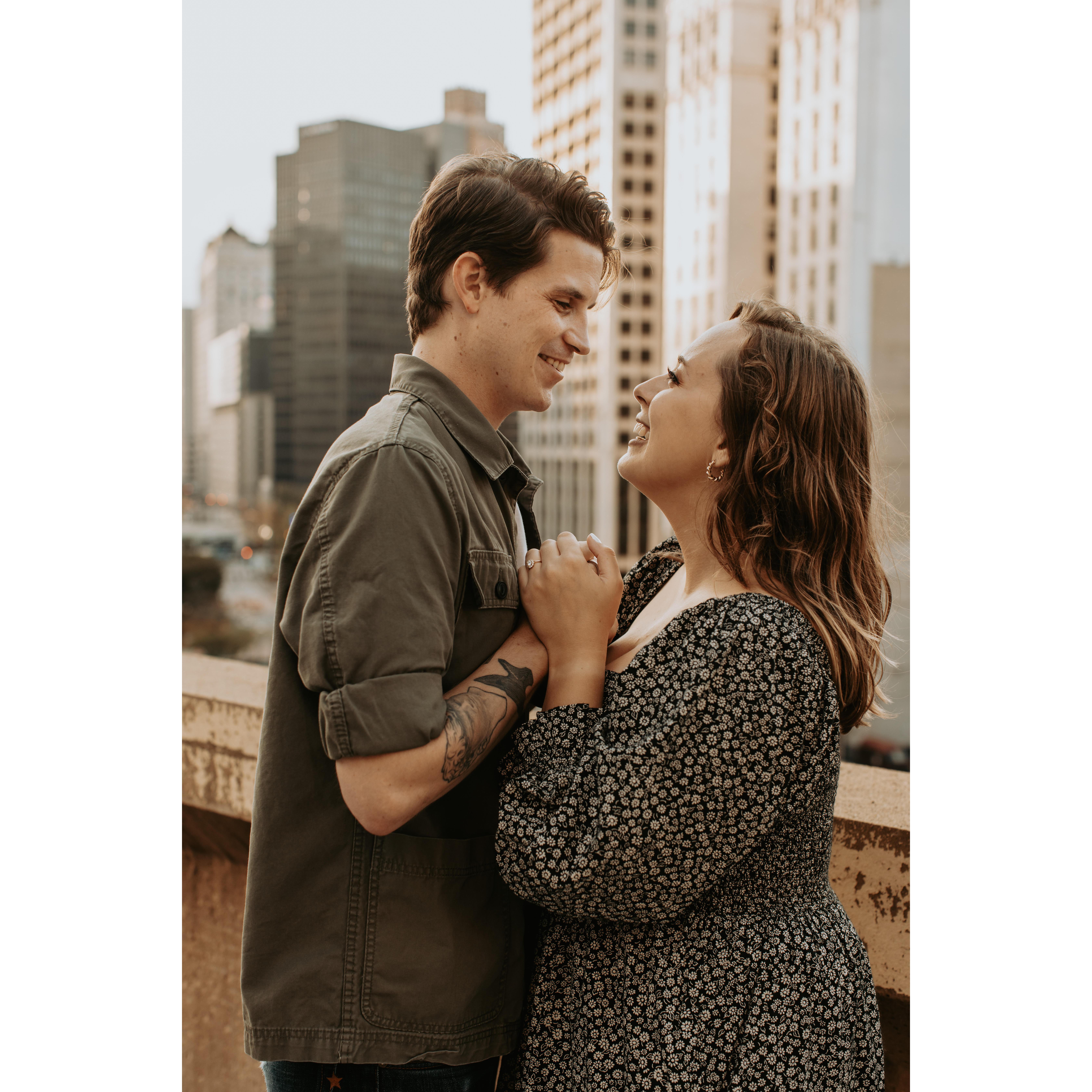 How fun it's been to fall in love and grow together in Detroit.