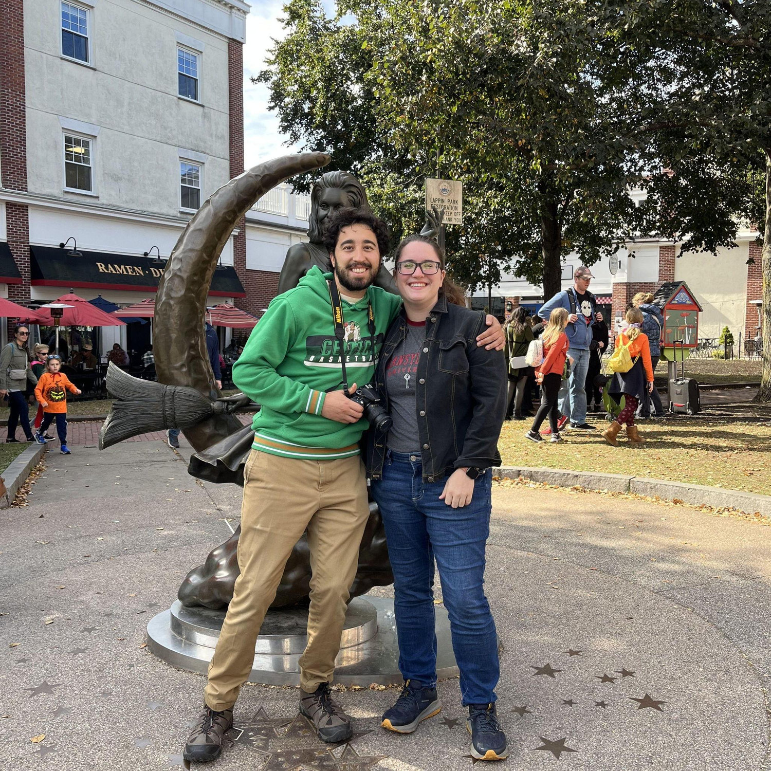 We did a trip to Salem, MA, where Sam quickly came to understand the depths of Sara's love of Fall and Halloween.