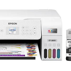 Epson EcoTank ET-2800 Wireless Color Inkjet Printer, All-In-One Supertank, Print, Scan, Copy (9472539) | Staples