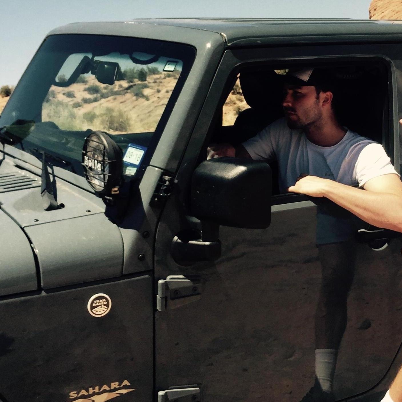 Tylor in Moab. Who knew hours later we’d meet!