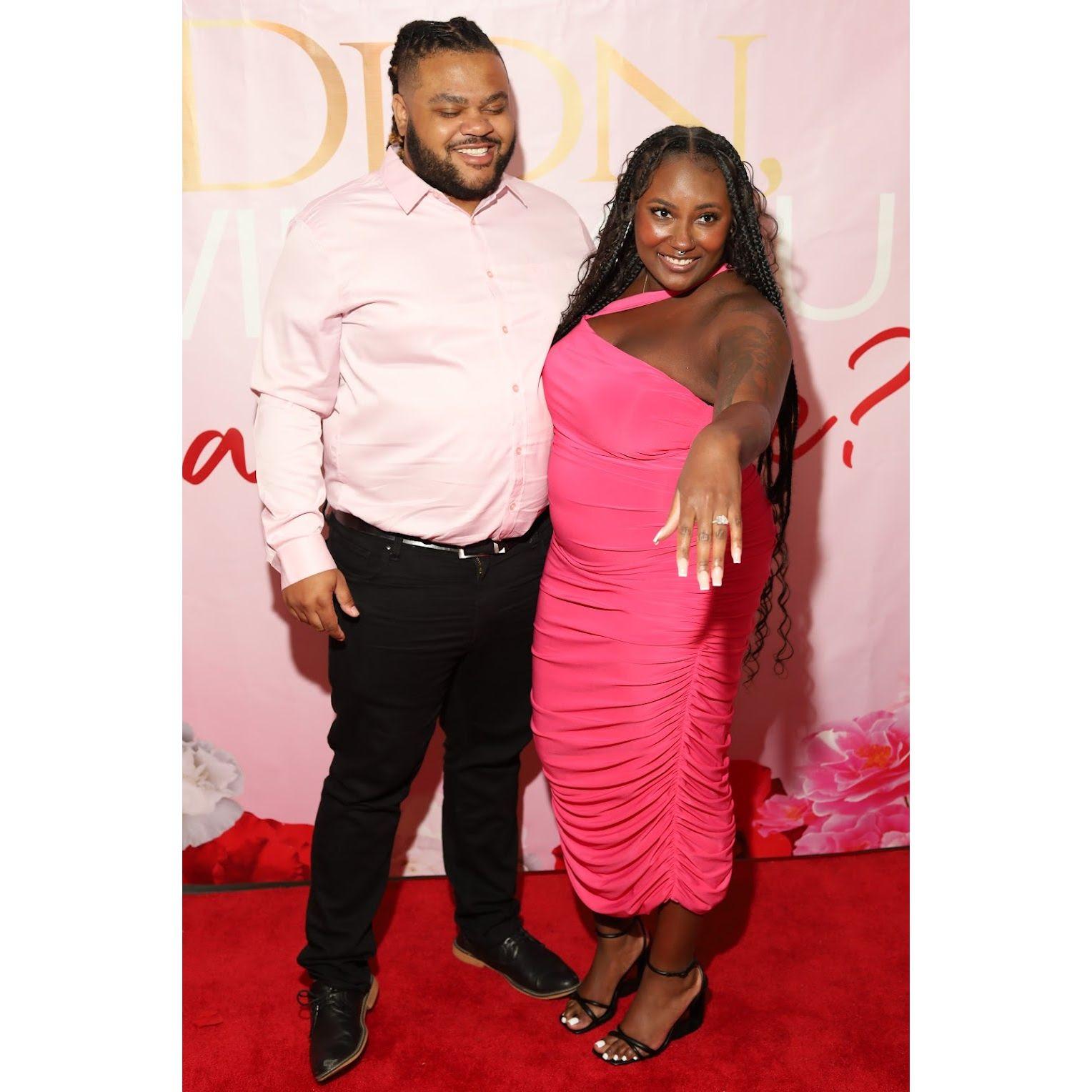 At the proposal party! July 22, 2023