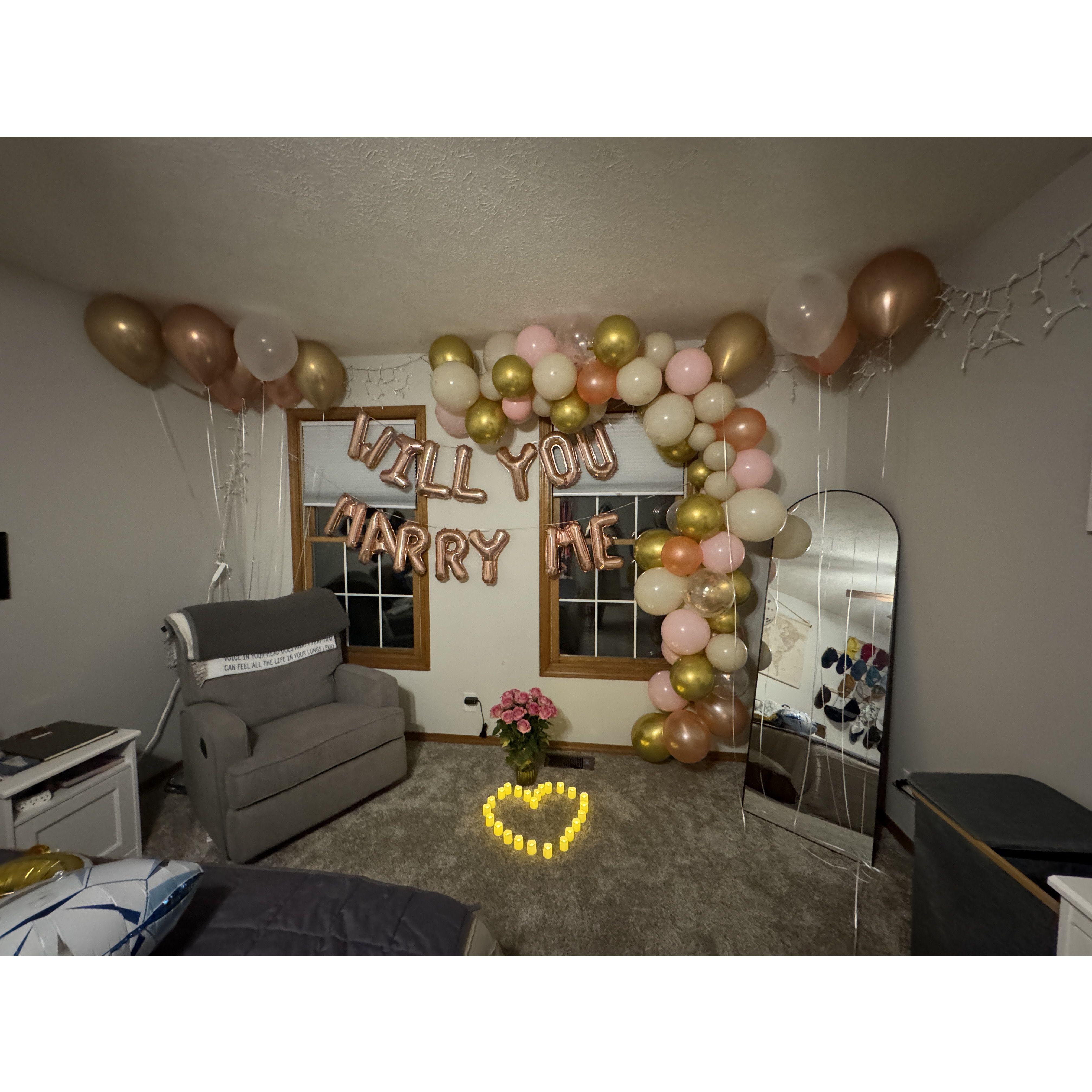 The Proposal setup