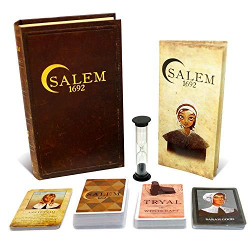 Salem 1692 Board Game - Witch Hunt Game for Friends and Family – 3rd Edition - A Game of Cards, Strategy, Deceit, and Luck for 4-12 Players