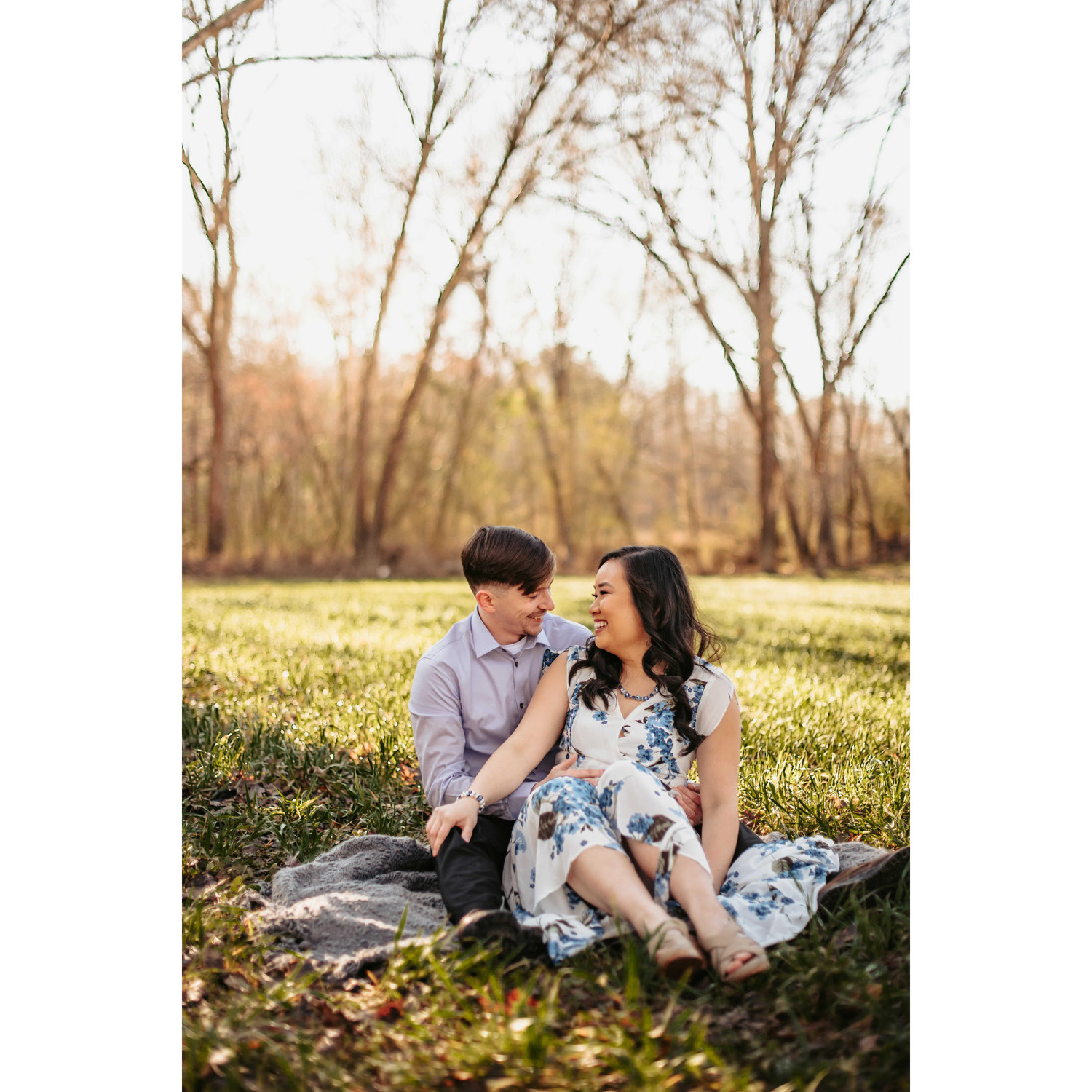 Engagement photos in Columbiana on the Crumpton Quail Farm