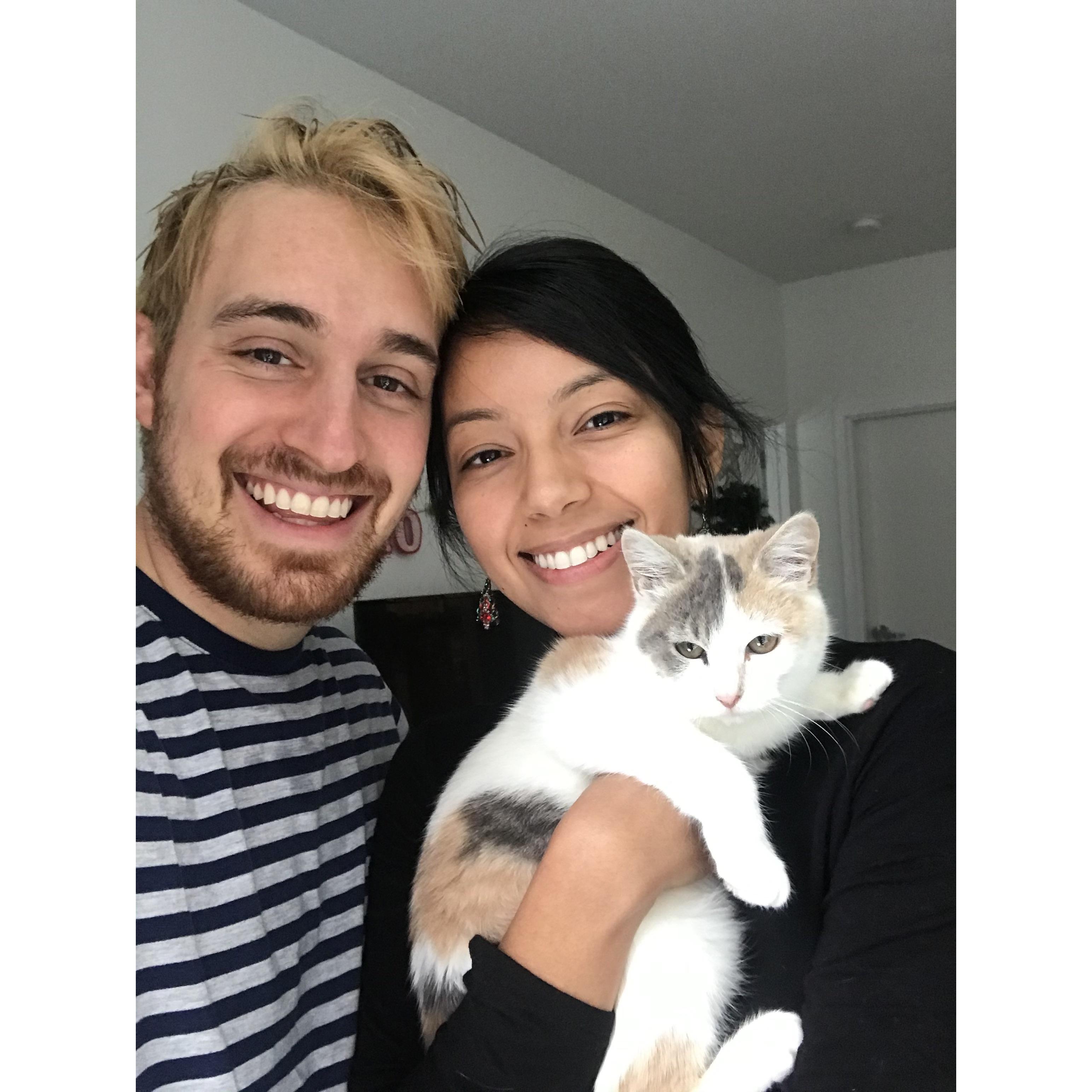 Our little family.