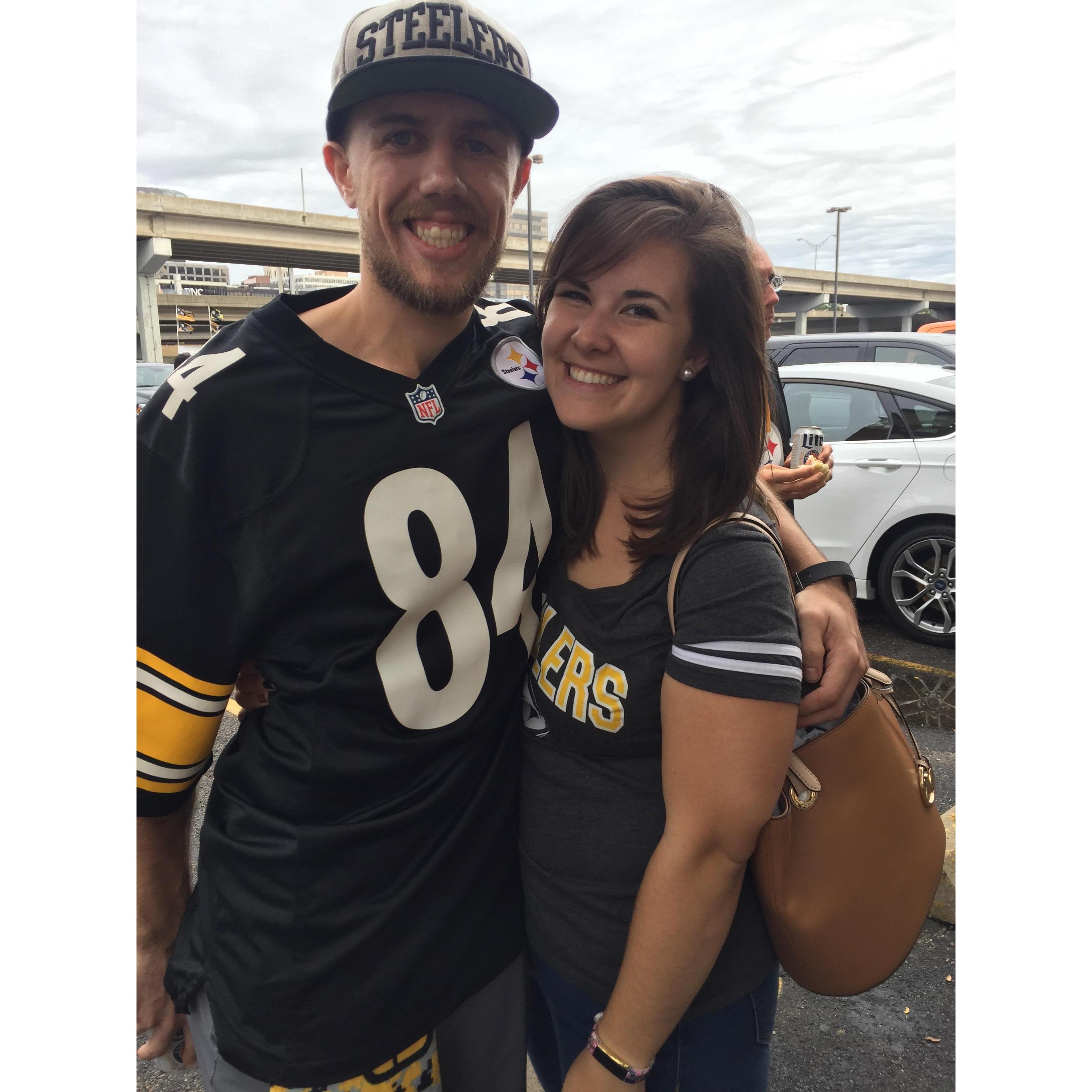 First Steelers game together!