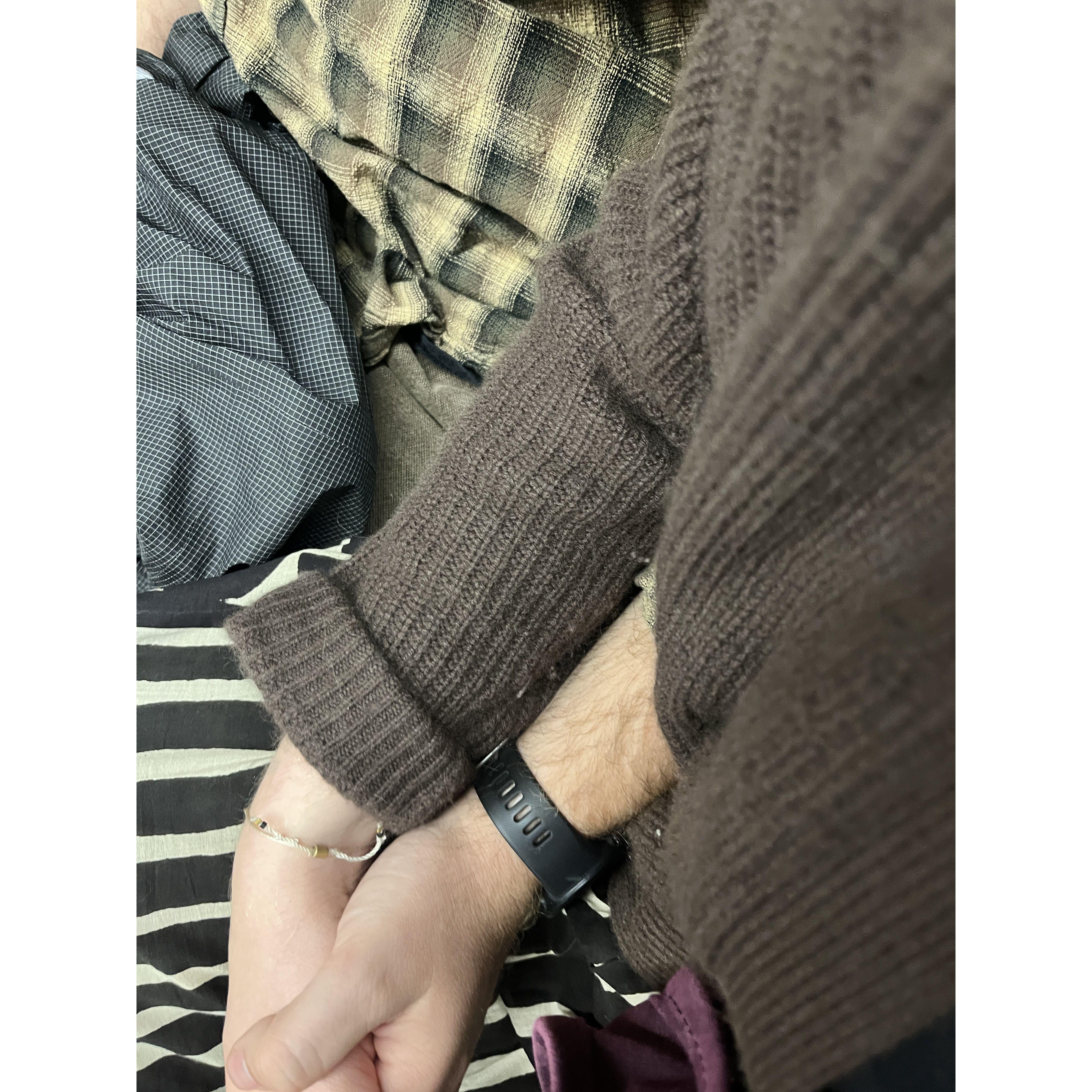 Holding hands on MARTA