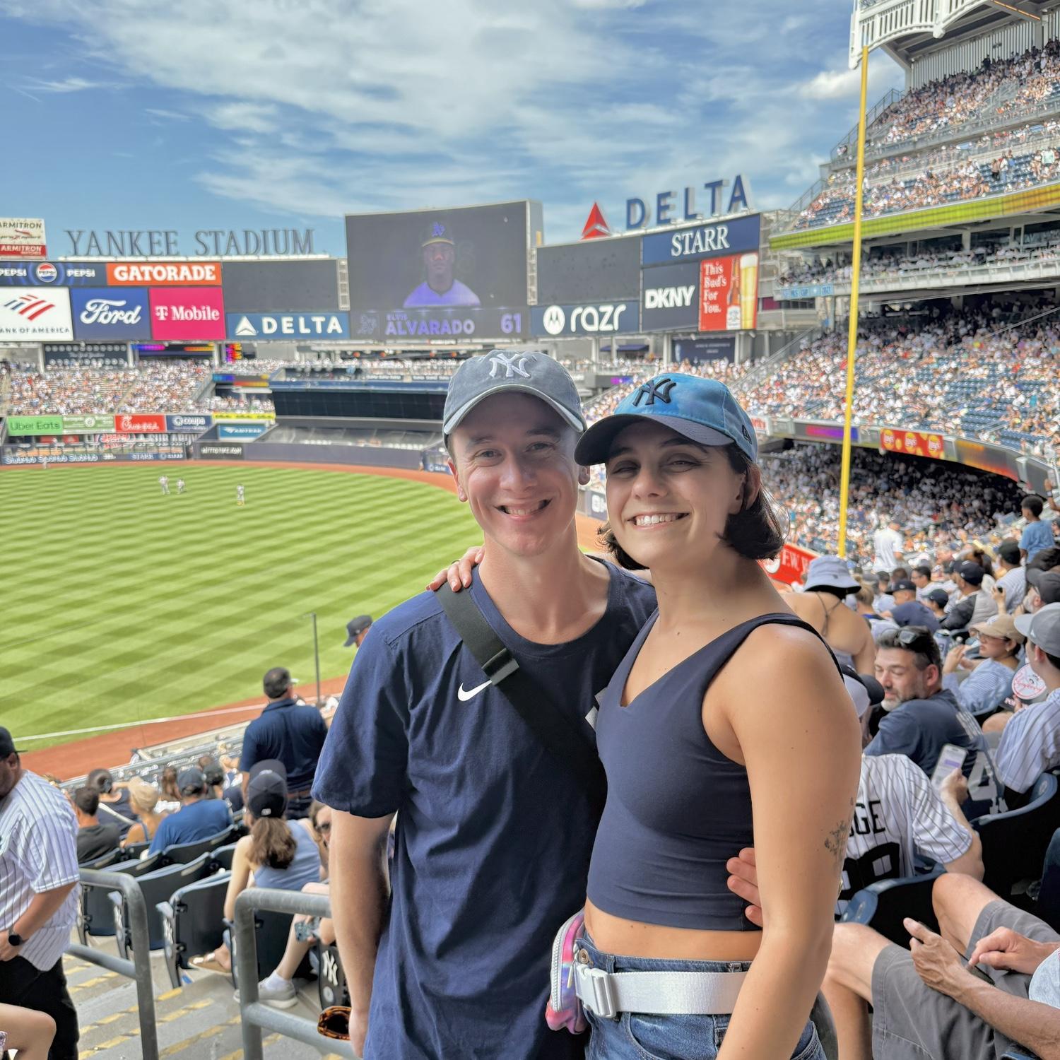 Haimish’s first Yankee game ⚾️
