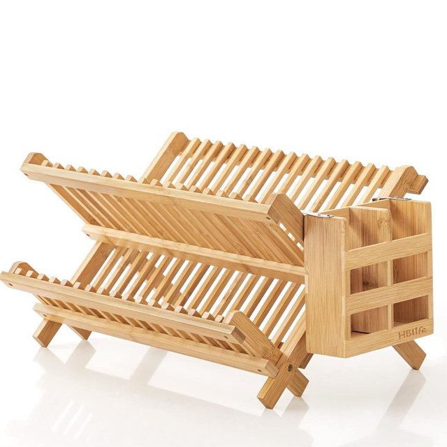 HBlife | Bamboo Folding Dish Rack