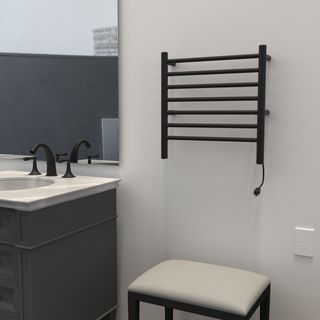 Radiant Small Hardwired + Plug-in Combo 7 Bar Towel Warmer