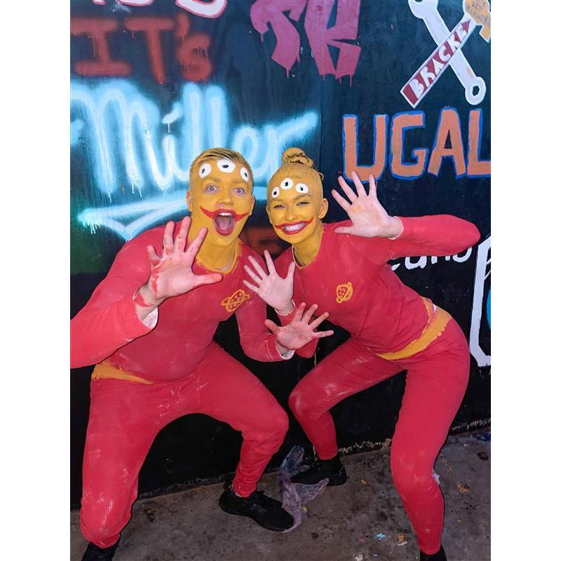 Honorable mention: Ben and Sydney's sorority and fraternity were paired together for their senior year homecoming at ISU, where they were able to participate in (and win) Yell Like Hell together