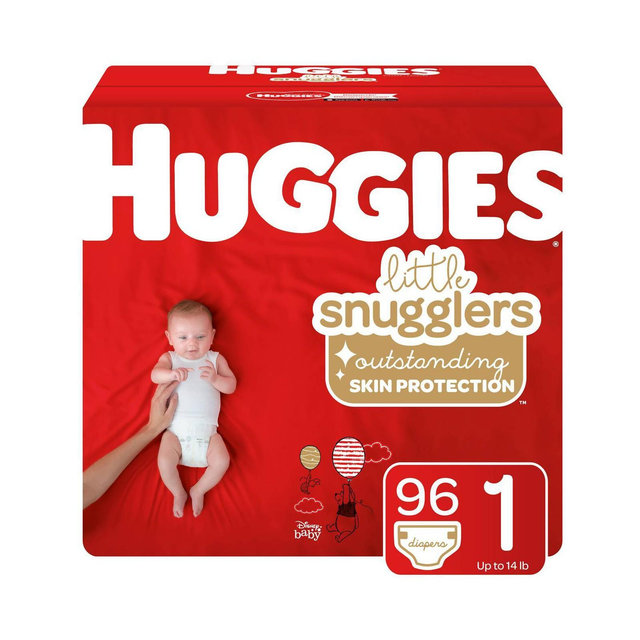 Huggies Little Snugglers Diapers - Size 1 (96ct)