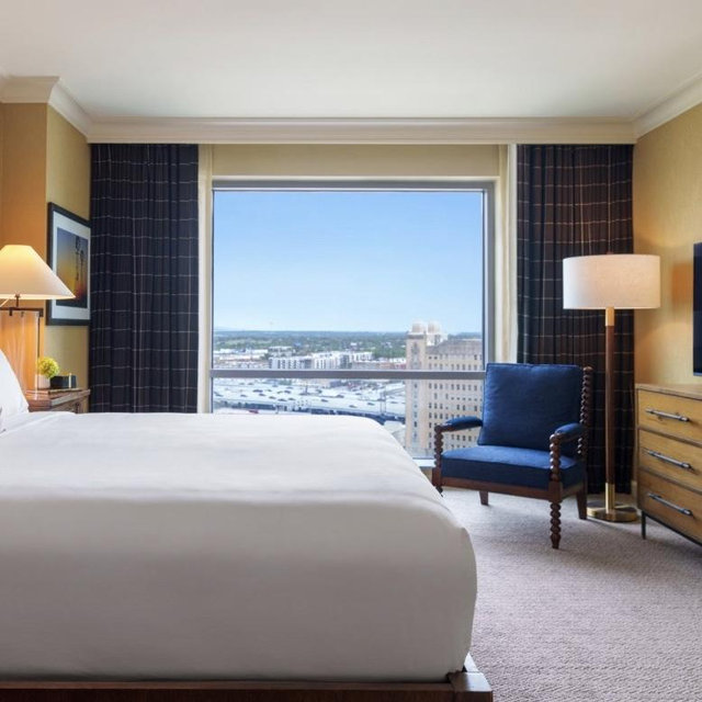Wedding night hotel room