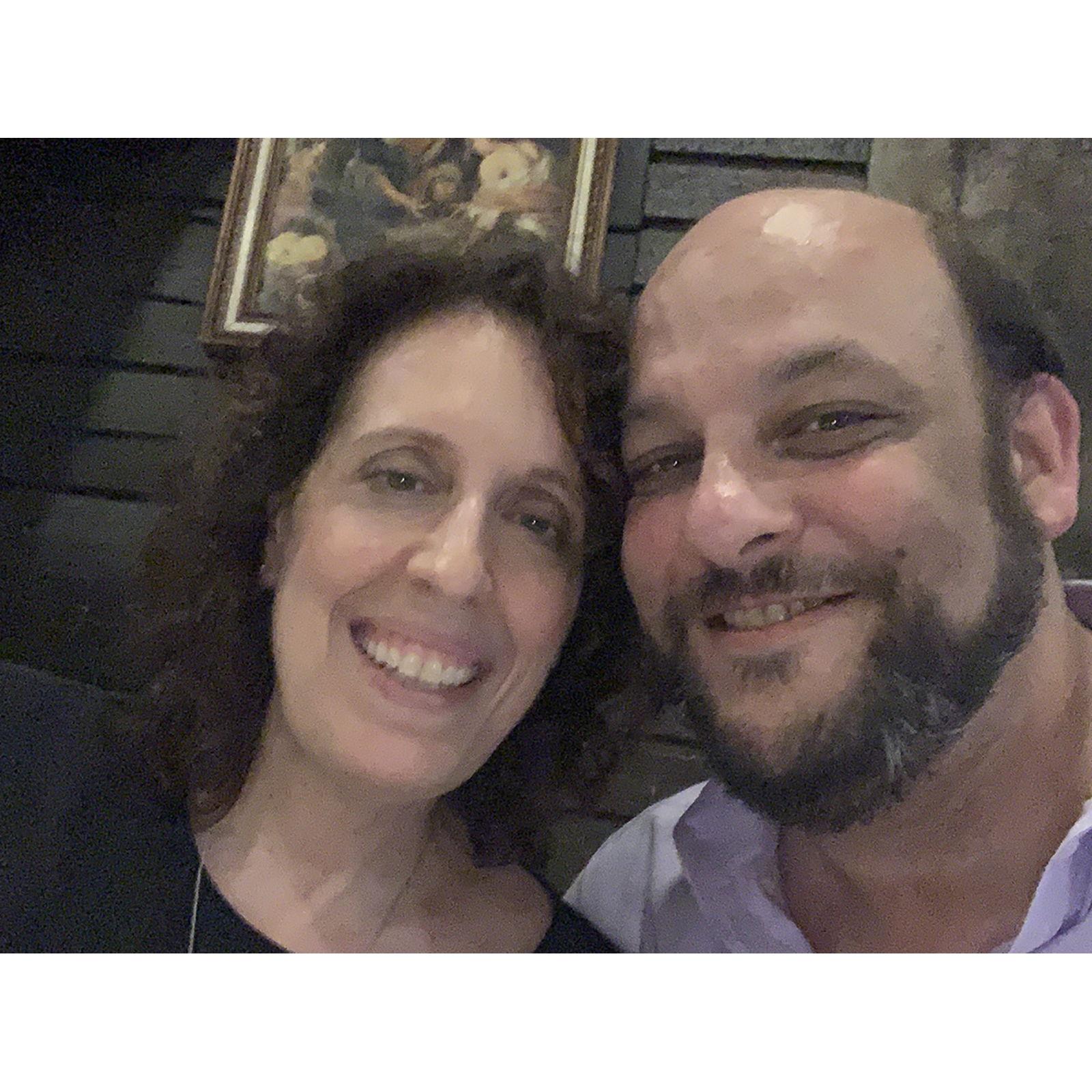 Meeting Shelley's mom for the first time. We clean up nicely, huh? August 2021