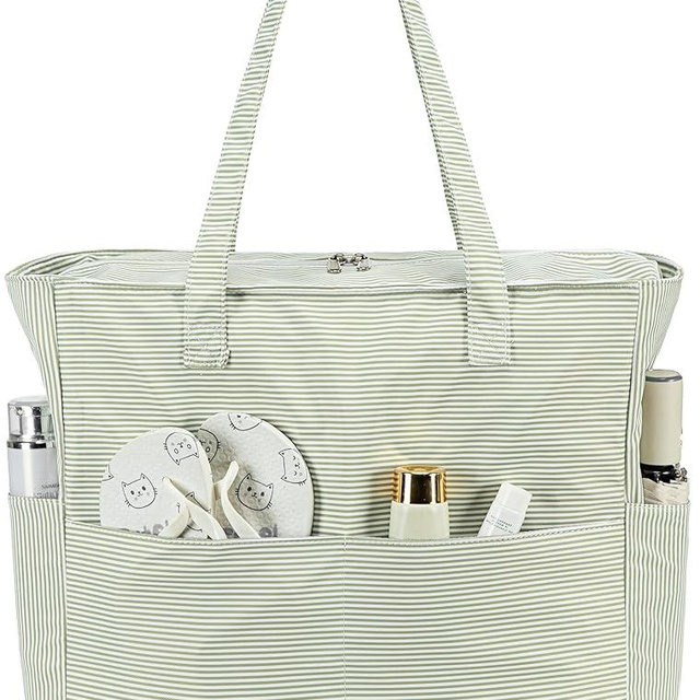 Bluboon Waterproof Beach Tote Pool Bags for Women Ladies Extra Large Carry On Bag With Wet Compartment for Weekender Travel | Waterproof, Extra Large, With Wet Compartment, for Weekender Travel, Waterproof, Extra Large
