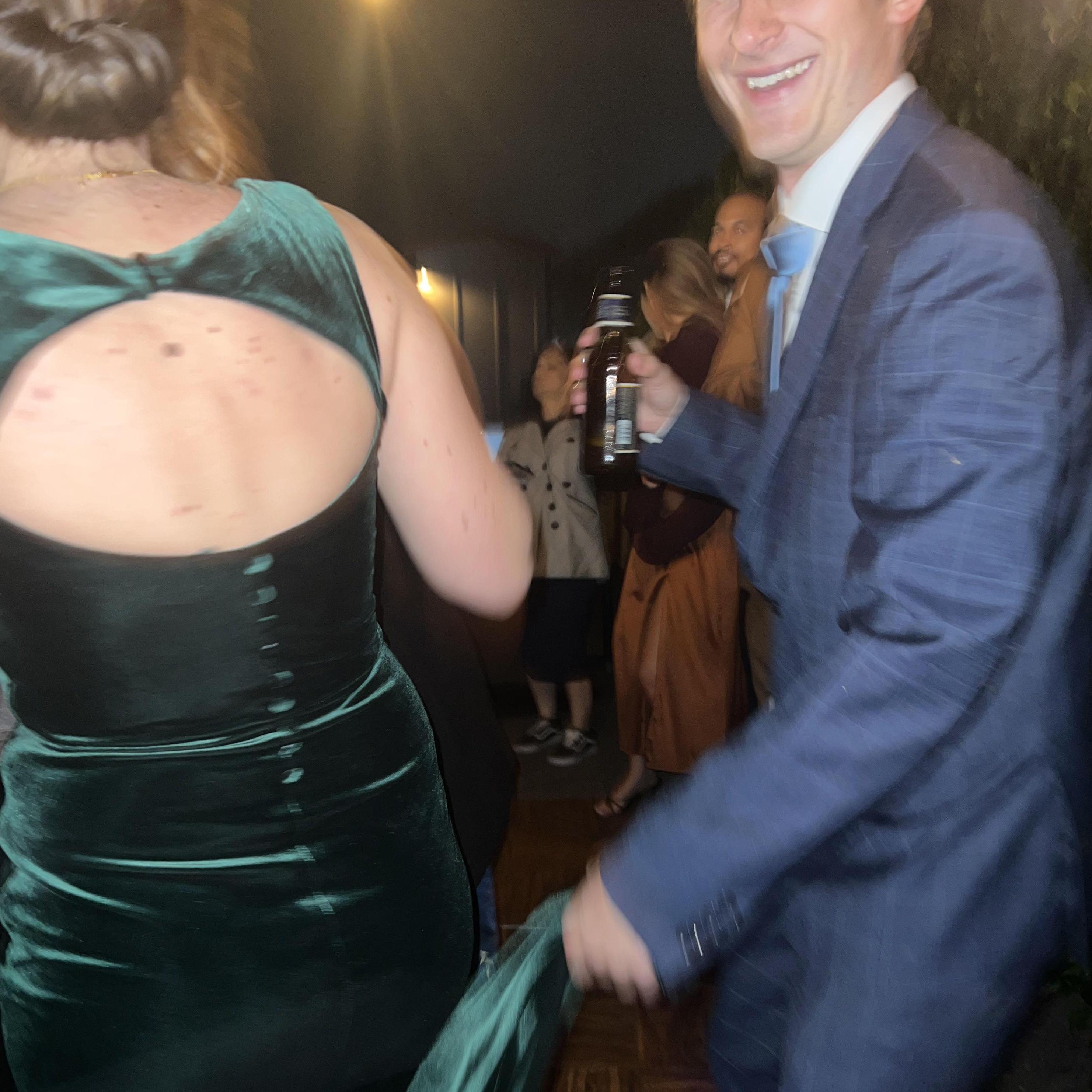 Find you a man who holds your dress on the dancefloor