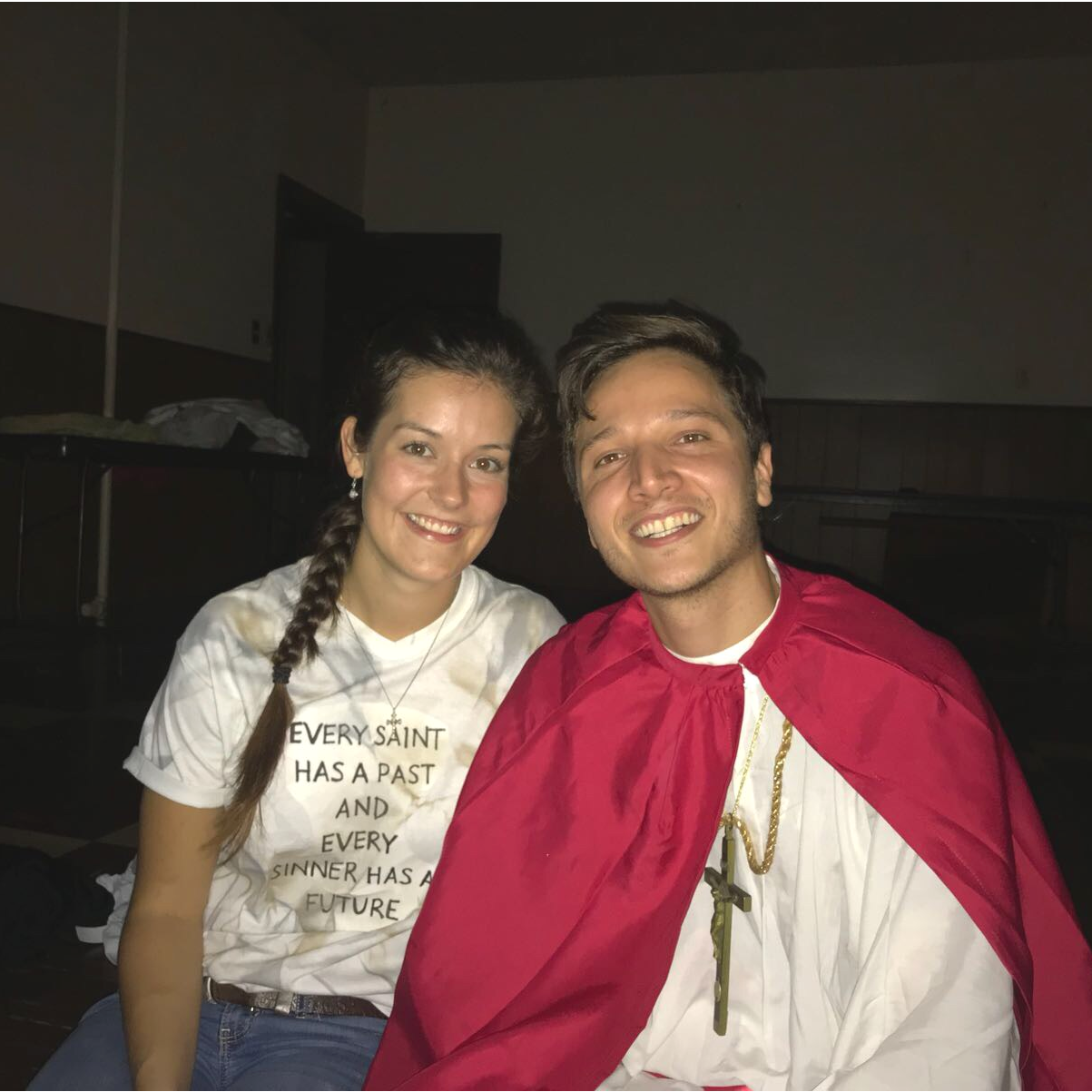 just friends at a Holyween party in 2017.