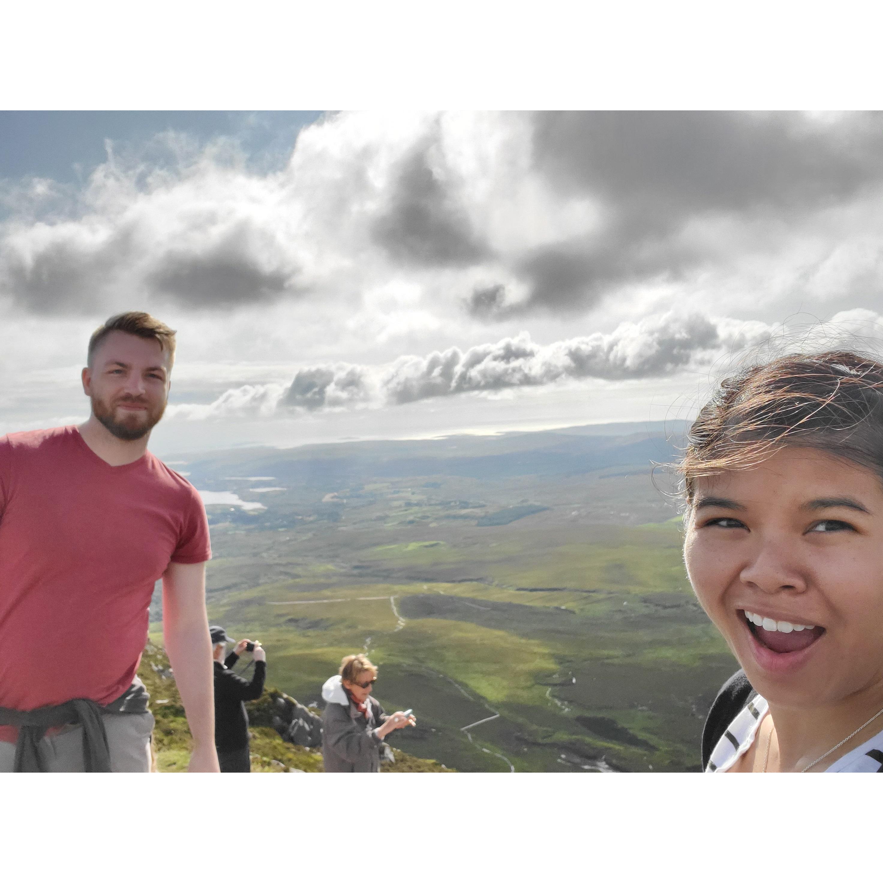 Josh almost asked Sandy to marry him at the top of this peak but the ring was buried at the bottom of our hiking backpack.