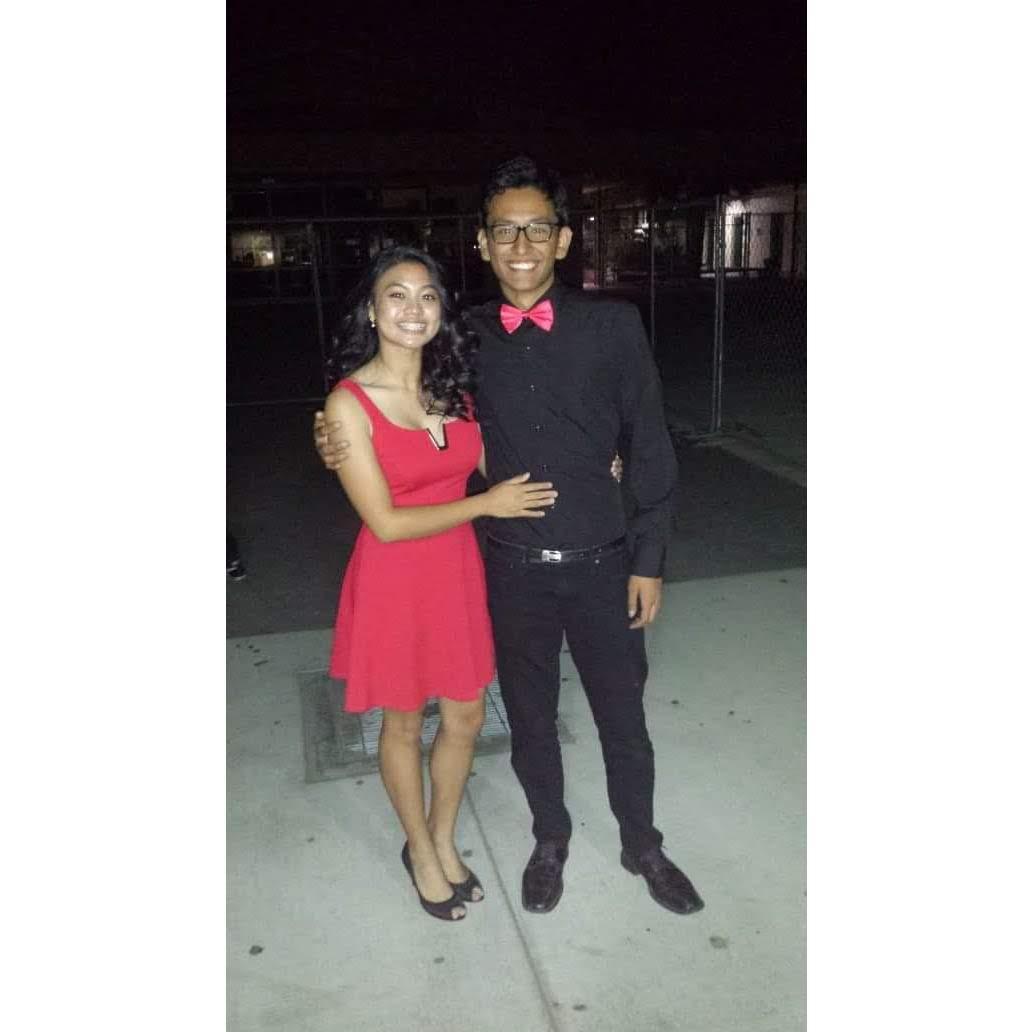 Christian's Homecoming was our first official date as a couple. John F. Kennedy High School, La Palma. 2014.