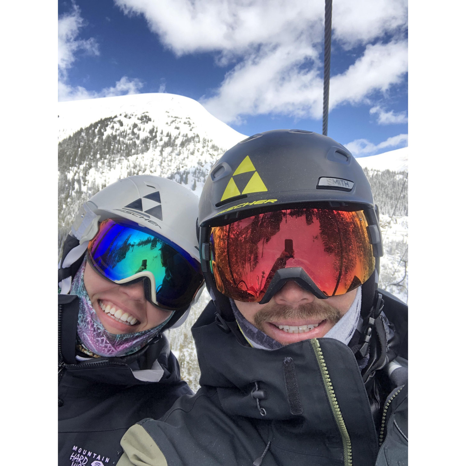 Lisa & Bart - Pali Lift @ The Basin - Their Happy Ski Place - Summit County Colorado