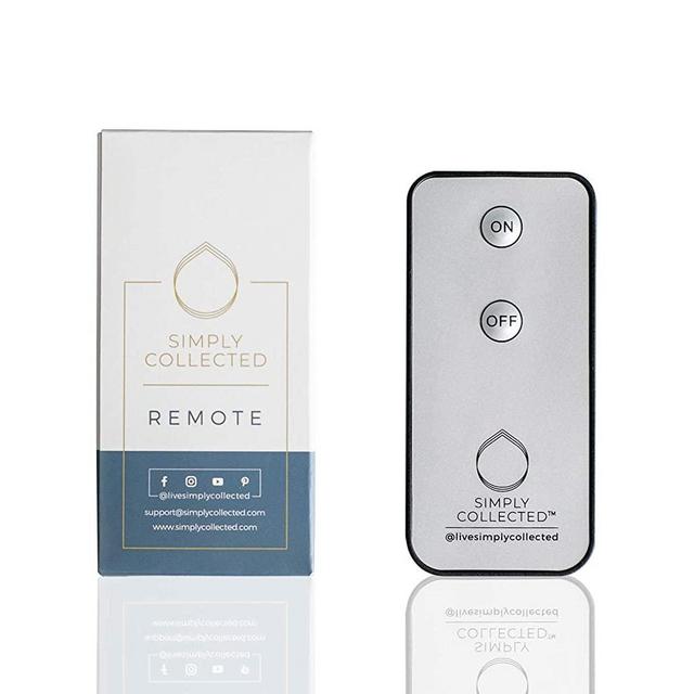 Simply Collected Remote Control | Ready to use with Simply Collected 3D Flameless Candle Collection | Battery Included | Easy ON/Off Function