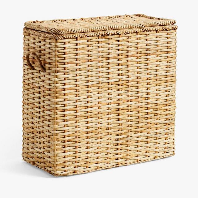 Divided Aubrey Hamper, Natural