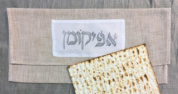 Home Gift Idea, Afikoman Bag, Hand Painted Home Gift, Passover Gift, Jewish Housewarming, Jewish New House Gift, Jewish Bread Cover