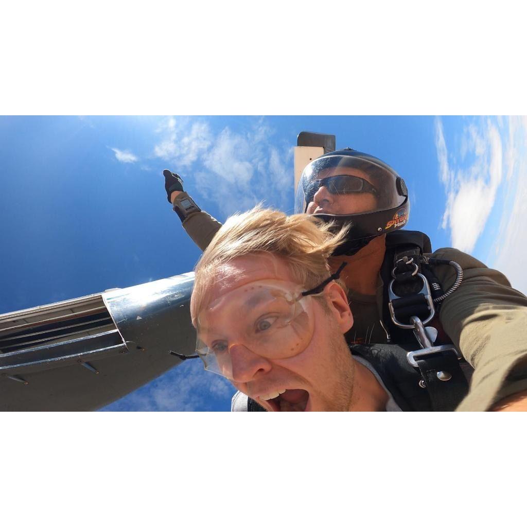 It was a surprise and he was thrilled as you can see on his face