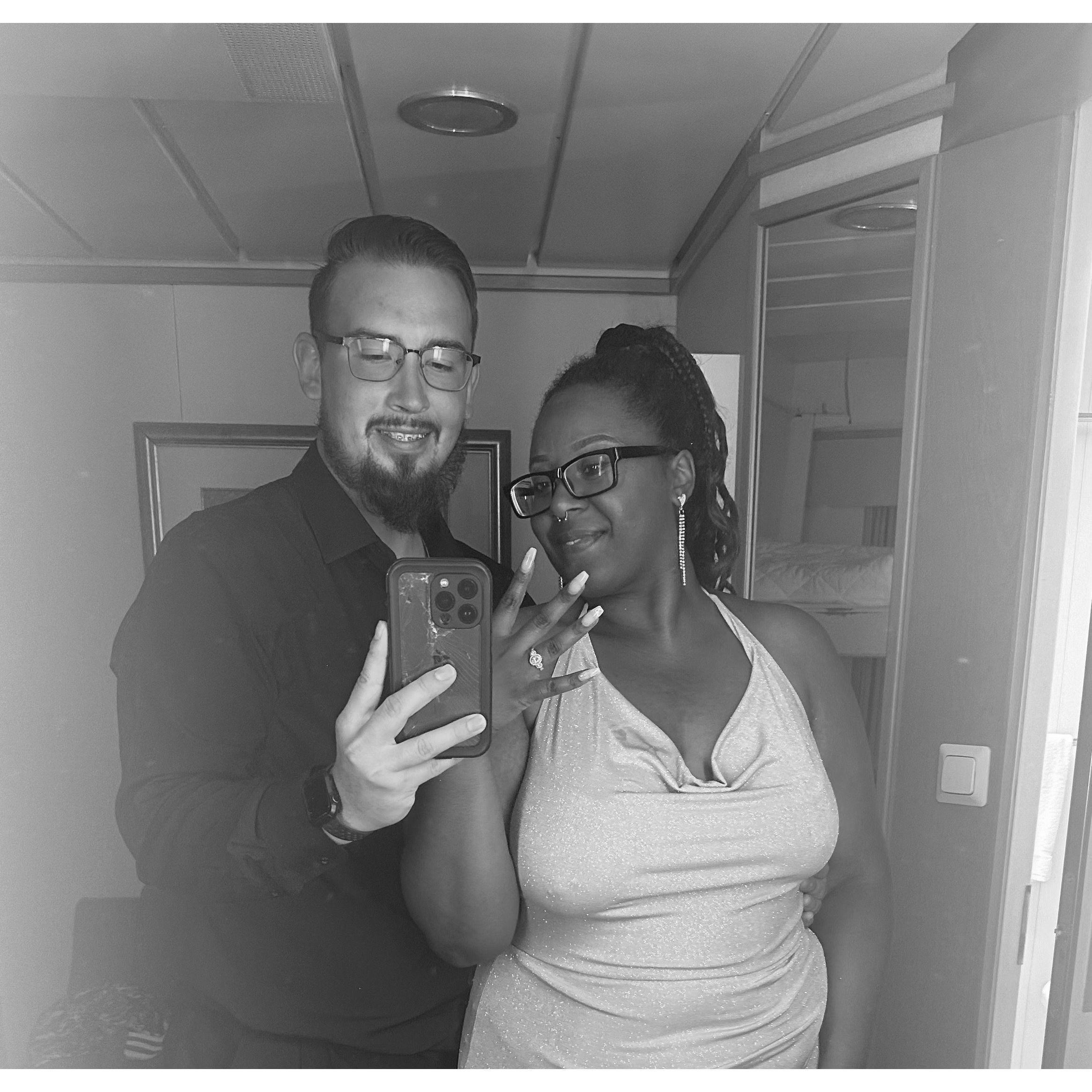 The night i said YES!
