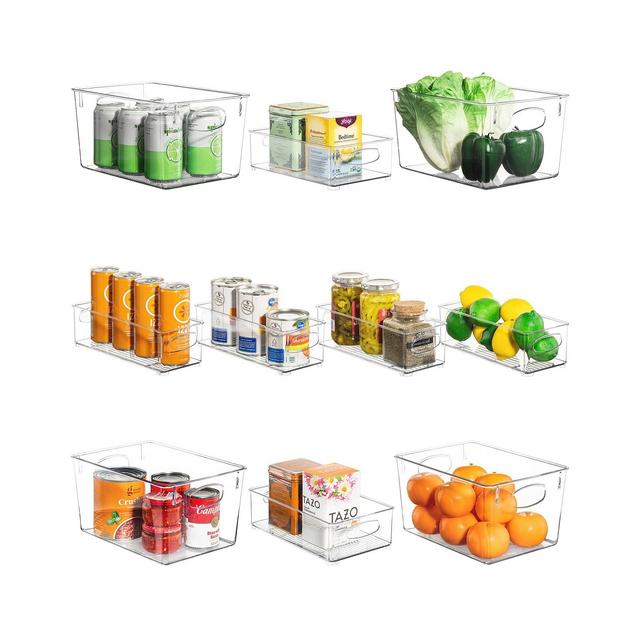 Sorbus 10-Piece Plastic Organizer Storage Bins Set