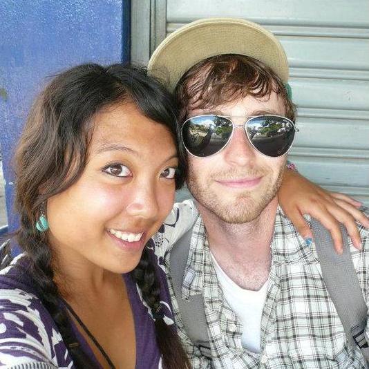 June 2010: When Roger and Emma first met in Costa Rica.