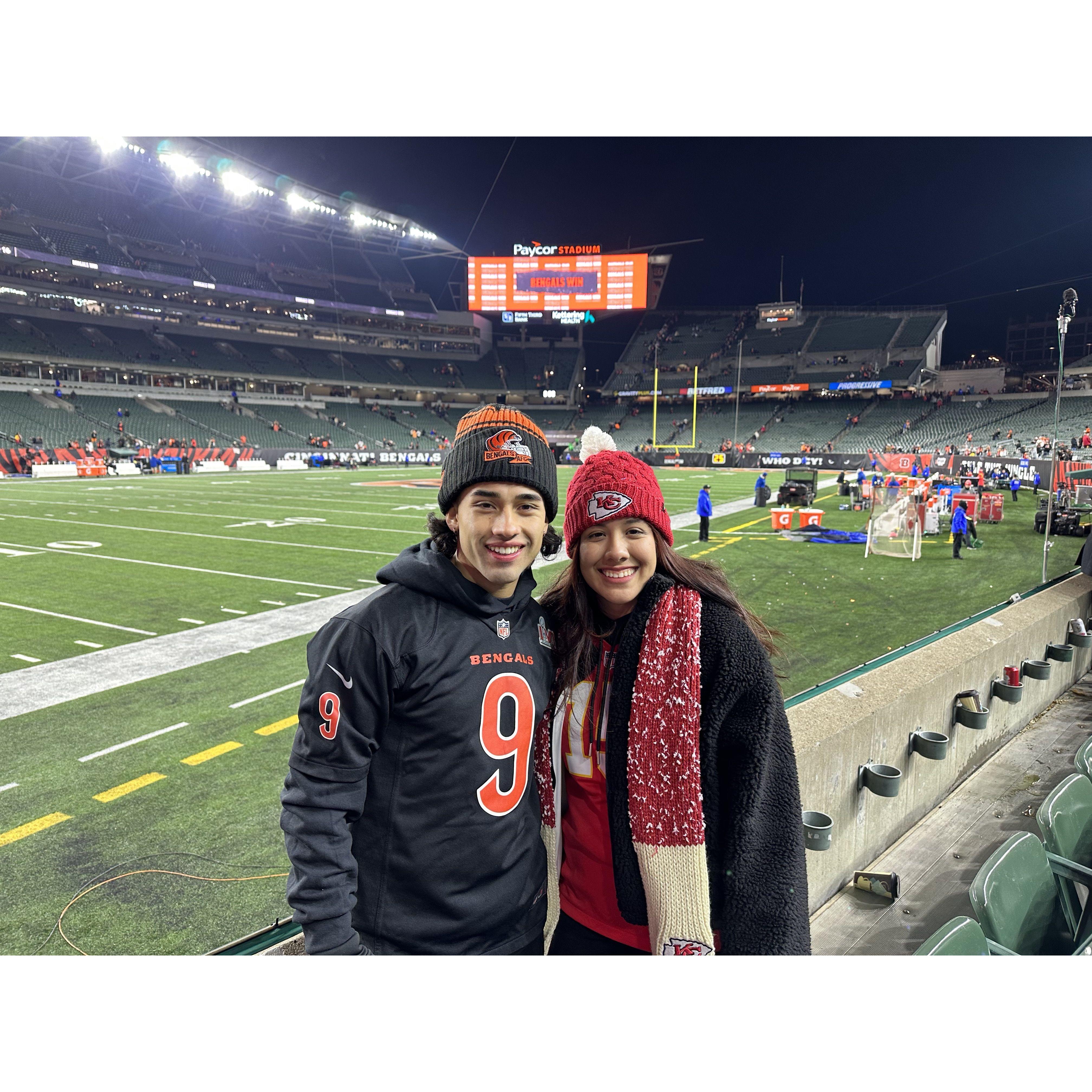 Bengals vs Chiefs game