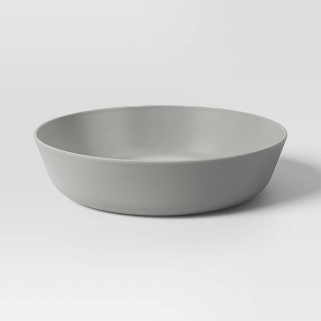 1200ml Dinner Bowl Light Gray - Room Essentials™