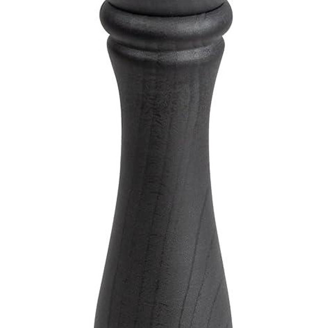Peugeot Checkmate Pepper Mill, 9-Inch Beechwood Pepper Grinder with Precision Mechanism - Sleek Modern Design, Ideal for Culinary Enthusiasts, Limited Edition Essential Cookware (Graphite)