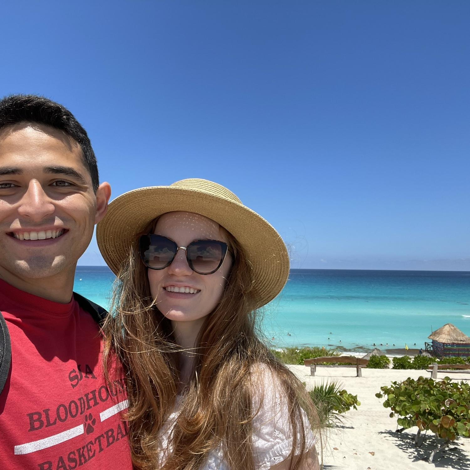 The trip to Cancun will always live on as one of Daniel and Caroline’s favorite memories together. This vacation was shortly before Daniel left for the Air Force and it was their first trip together.