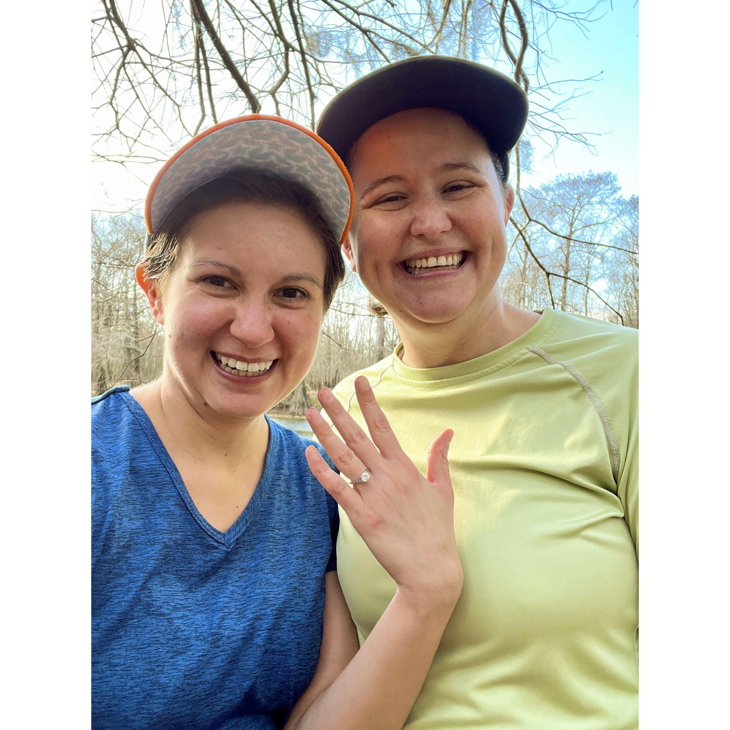She either wanted to get married or wanted the hike to end! Regardless, we made it to the finish line.